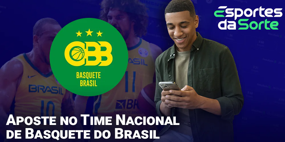 Faça suas apostas na seleção brasileira de basquete no Esporte Da Sorte